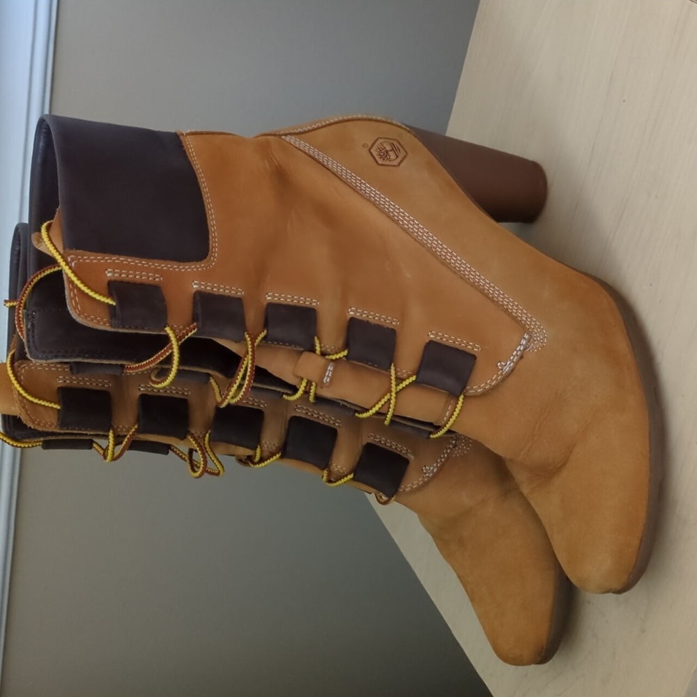 Vintage Timberland High Heel Boots
